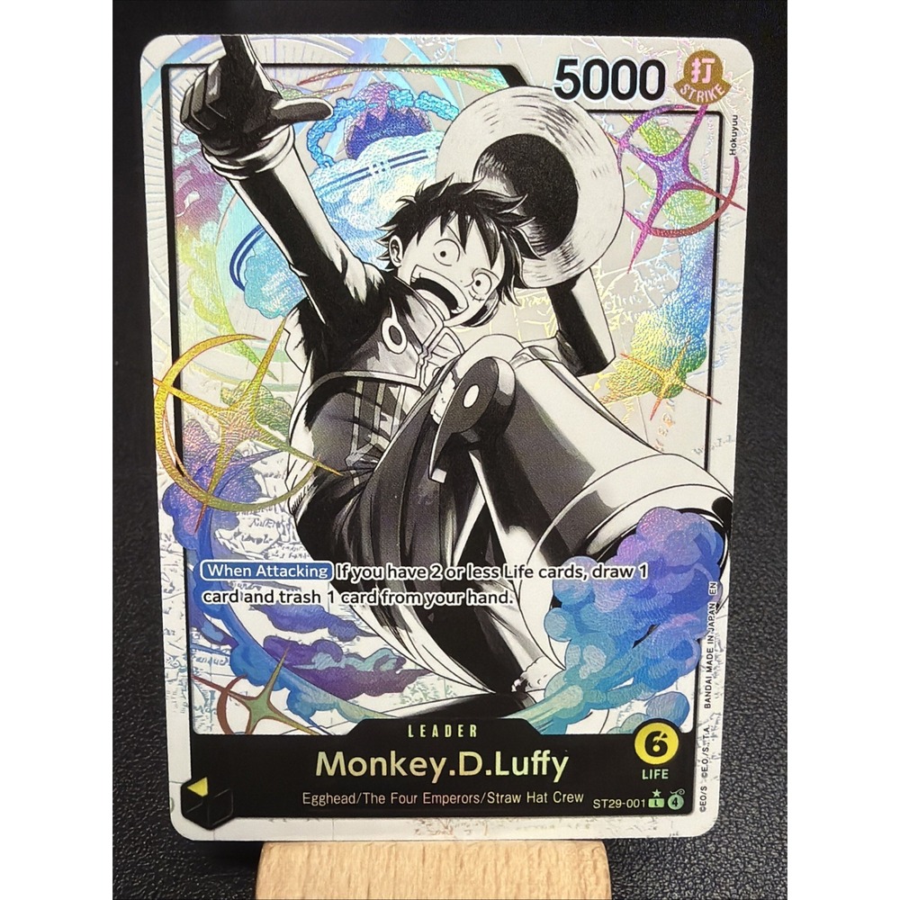 One Piece TCG - ST29-001 Alt Art Leader Card - Monkey.D.Luffy R
